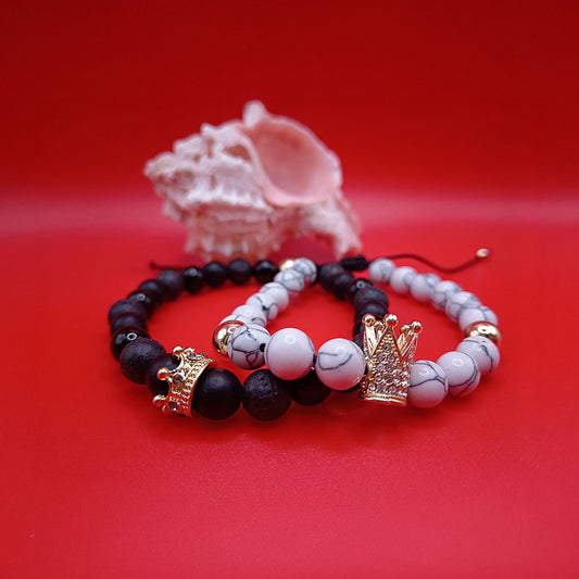 KING & QUEEN NEGRO Y BLANCO